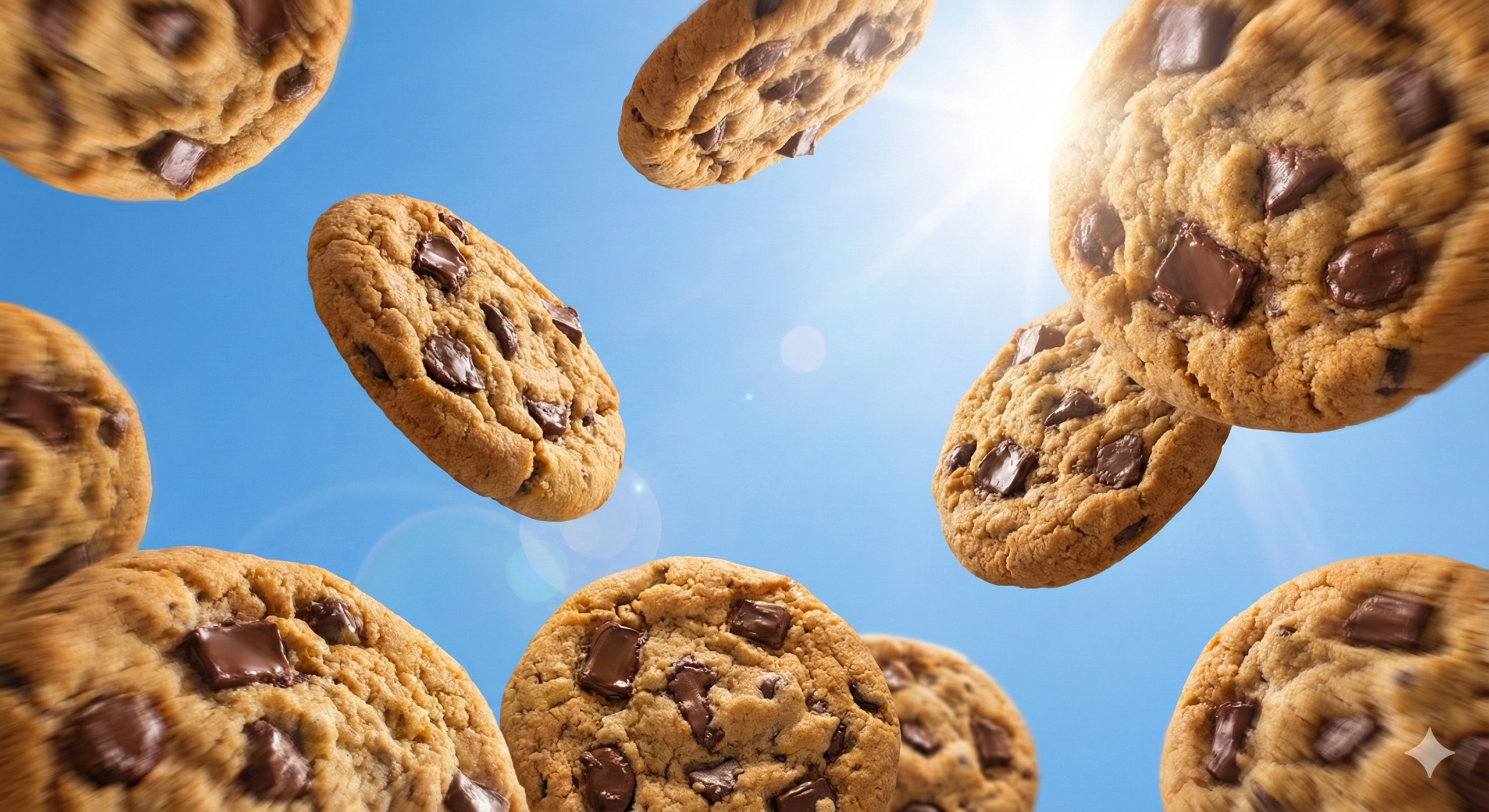 Cookies falling from the sky